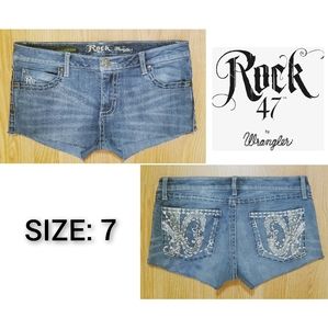 ROCK 47 By Wrangler Cutoff Shorts